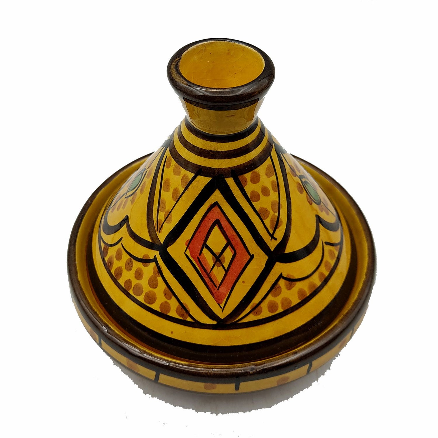 Mini Tajine Etnica Marocco Marocchina Spezie Salse Ceramica Terracotta