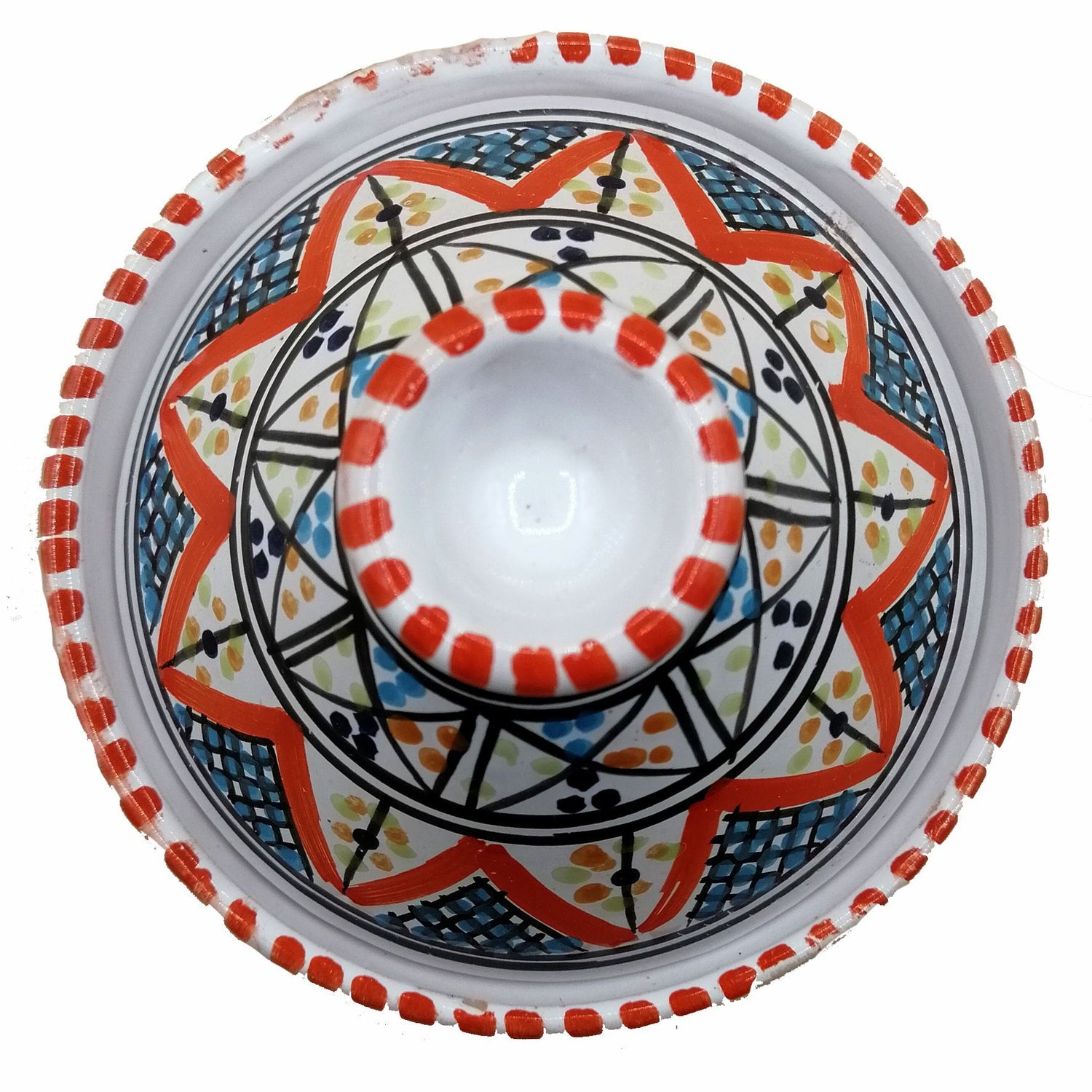 Mini Tajine Etnico Porta Spezie Salse Ceramica Marocchina Tunisina 121